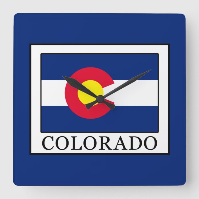 Colorado Fyrkantig Klocka (Framsida)
