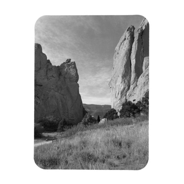 Colorado Garden of the Gods Röda Klippor Magnet (Vertikal)
