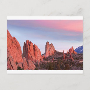 Colorado Garden of the Gods Vykort