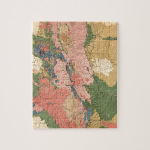 Colorado geologisk karta pussel