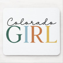“Colorado Girl” Färgrik typografi