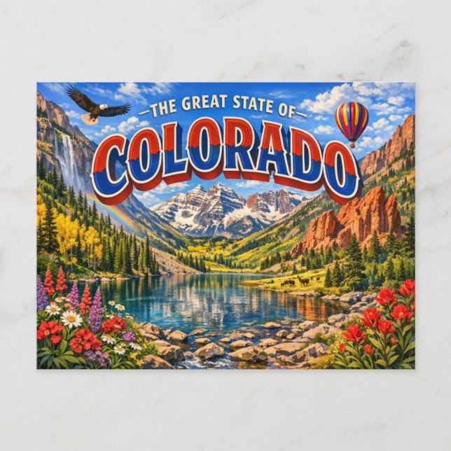 Colorado Greetings vykort  (Framsida)