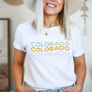 Colorado Groovy Vågigt textöverföring T Shirt