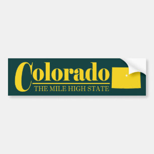 Colorado guld bildekal