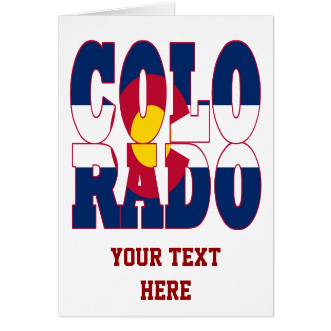 Colorado Hälsningskort (Framsidan)