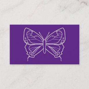 colorado hårstreak butterfly visitkort