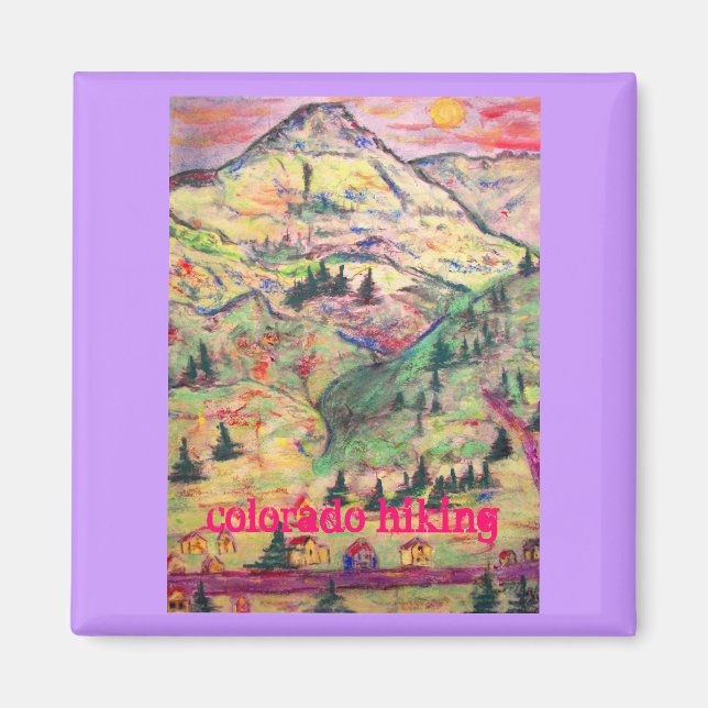 Colorado hiking magnet (Framsidan)
