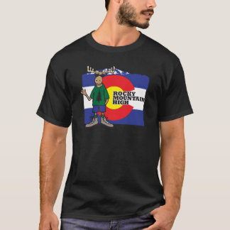 Colorado Hiking Moose T Shirt