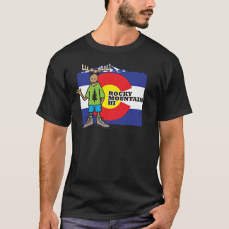 Colorado Hiking Moose T Shirt