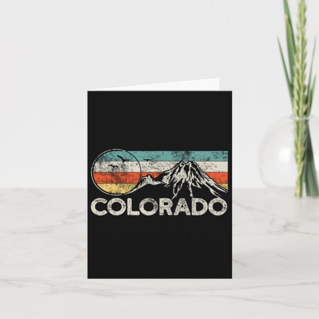 Colorado Hiking Retro 1 Kort (Framsida)