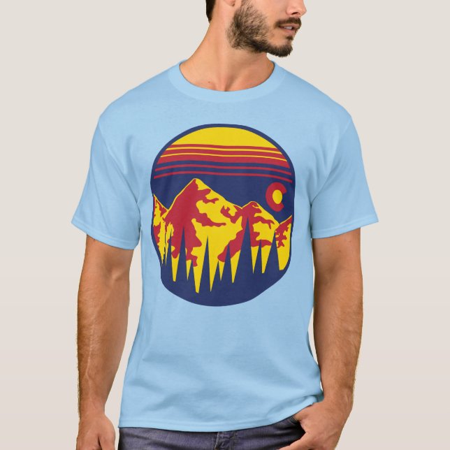 Colorado himmelkortärmad t shirt (Framsida)