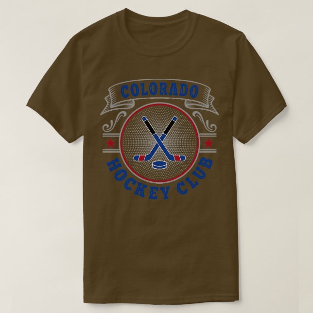 Colorado Hockey Klubb T Shirt (Design framsida)