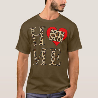 Colorado Home Leopard Skriv ut T Shirt