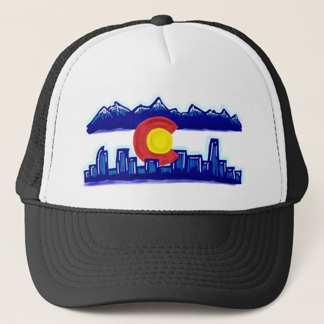 Colorado horisonthatt truckerkeps (Framsida)
