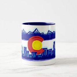 Colorado horisontmugg Två-Tonad mugg