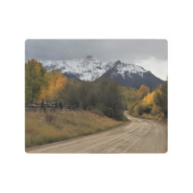 Colorado höstfärger och Mount Sneffels