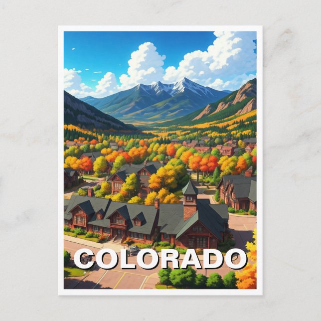 Colorado i fallet vykort (Framsida)
