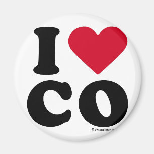 COLORADO - JAG ÄLSKAR CO SOM JAG ÄLSKAR COLORADO MAGNET