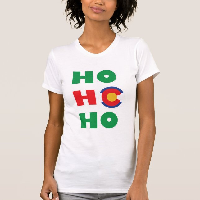Colorado jul Ho Ho Ho T Shirt (Framsida)