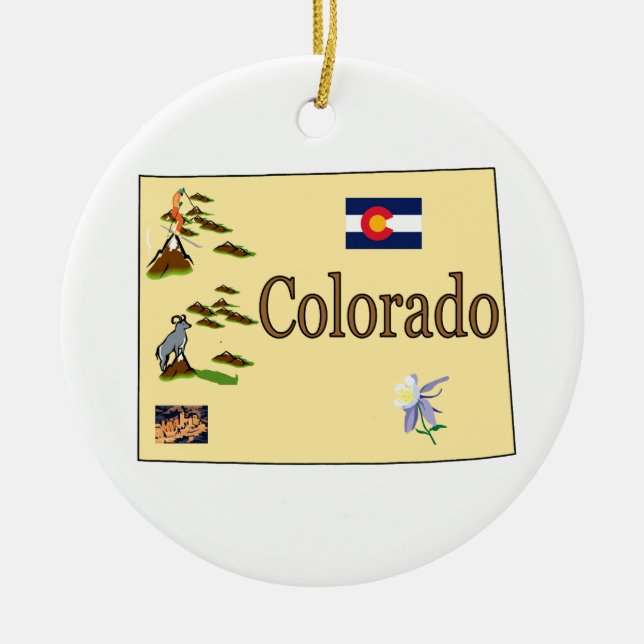 Colorado julgranprydnad julgransprydnad keramik (Framsidan)