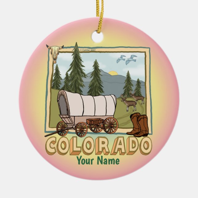Colorado Julgransprydnad Keramik (Framsidan)