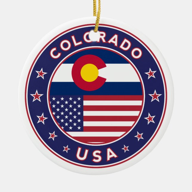 Colorado Julgransprydnad Keramik (Framsidan)