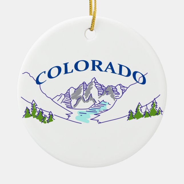Colorado Julgransprydnad Keramik (Framsidan)