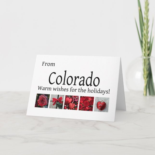 Colorado-julkort, ange specifikt helgkort (Framsida)