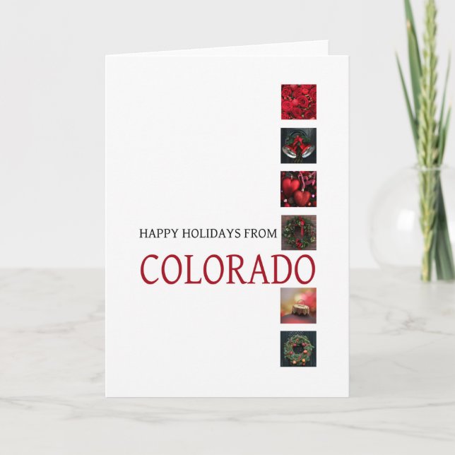 Colorado-julkort, ange specifikt helgkort (Framsida)