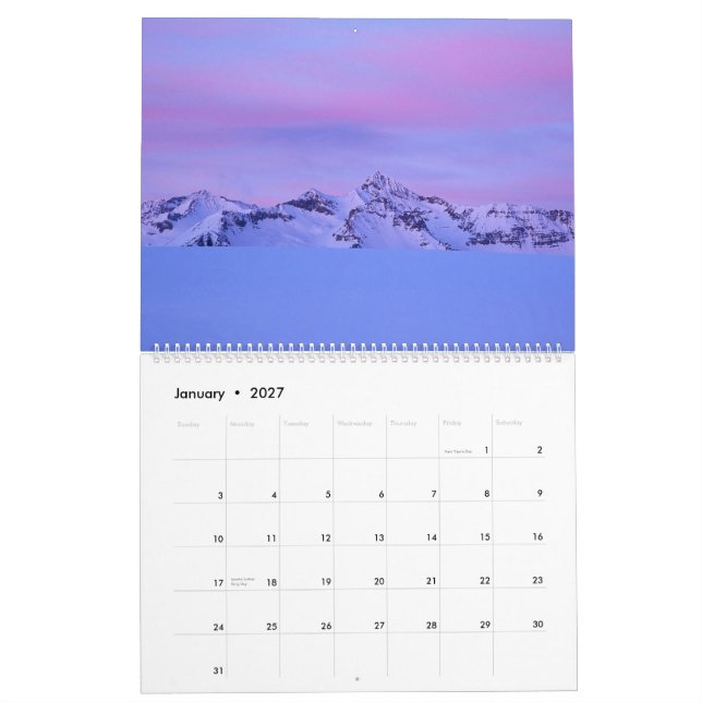 Colorado kalender (Jan 2027)
