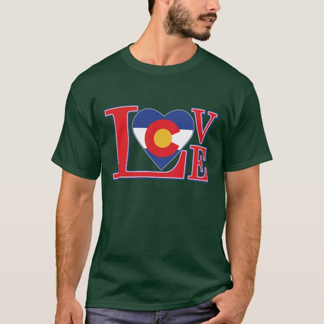 Colorado KÄRLEK T Shirt (Framsida)