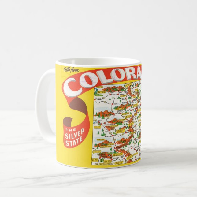 Colorado Kartmugg Kaffemugg (Framsida vänster)