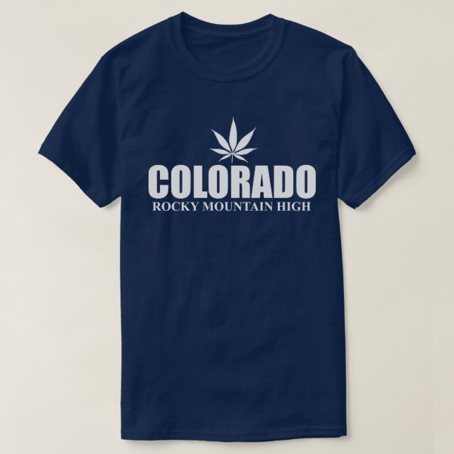 Colorado - Klippiga bergen högt T Shirt (Design framsida)