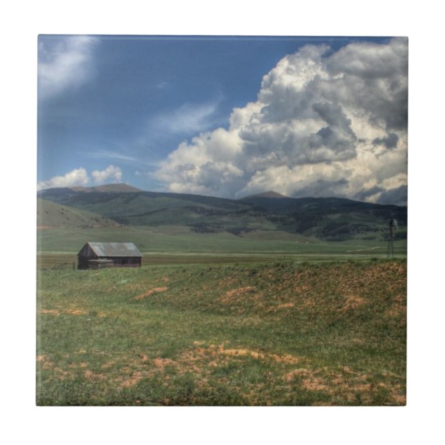Colorado lantgård kakelplatta (Framsidan)