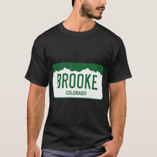 Colorado License Plate - Brooke T Shirt