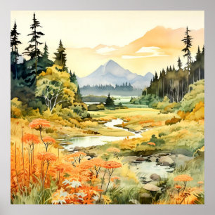 Colorado Ligcape Art Poster