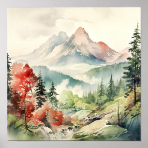Colorado Ligcape Art Poster