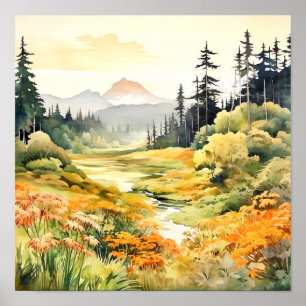 Colorado Ligcape Art Poster