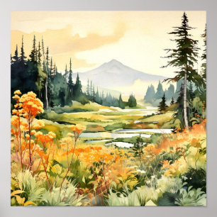 Colorado Ligcape Art Poster