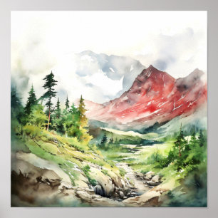 Colorado Ligcape Art Poster