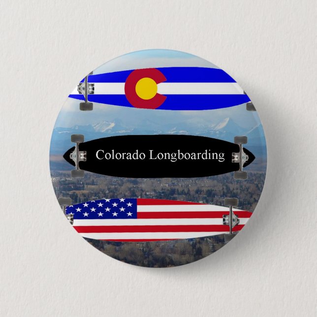 Colorado Longboarding Knapp (Framsida)