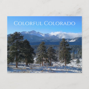 Colorado Longs Peak Rocky Mtn Natl Park Vykort