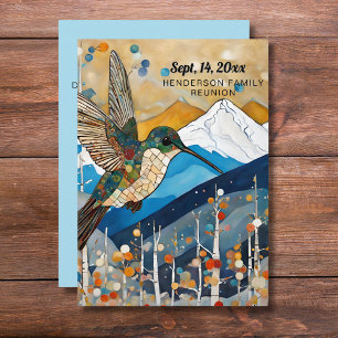 Colorado Mountain Familjeåterträff Invitation Inbjudningar