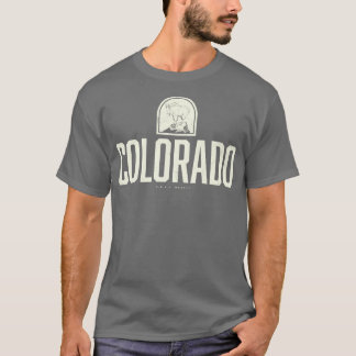 Colorado Mountain Goat Tan T Shirt
