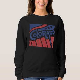 Colorado Mountain State Flag Rocky Mountains Skida T Shirt