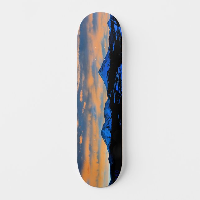 Colorado Mountain Sunset III Skateboard  (Framsida)