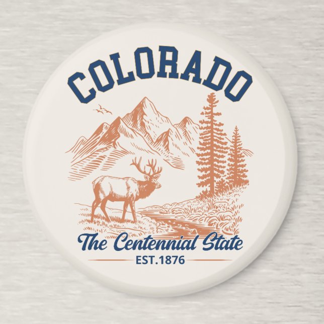 Colorado Mountain | The Centennial State Souvenir Magnet (Skapare uppladdad)