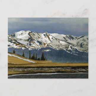 Colorado Mountain Vinter Snö Julkort Vykort