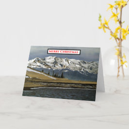 Colorado Mountain Winter Snö Kort