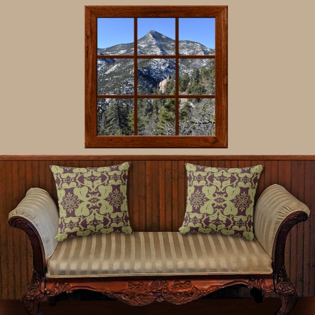 Colorado Mountain with Snö Fake Window View Poster (Skapare uppladdad)